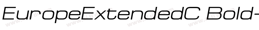 EuropeExtendedC Bold字体转换